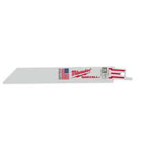 Back Thin Kerf Reciprocating Saw Blade - 24 TPI - 6"