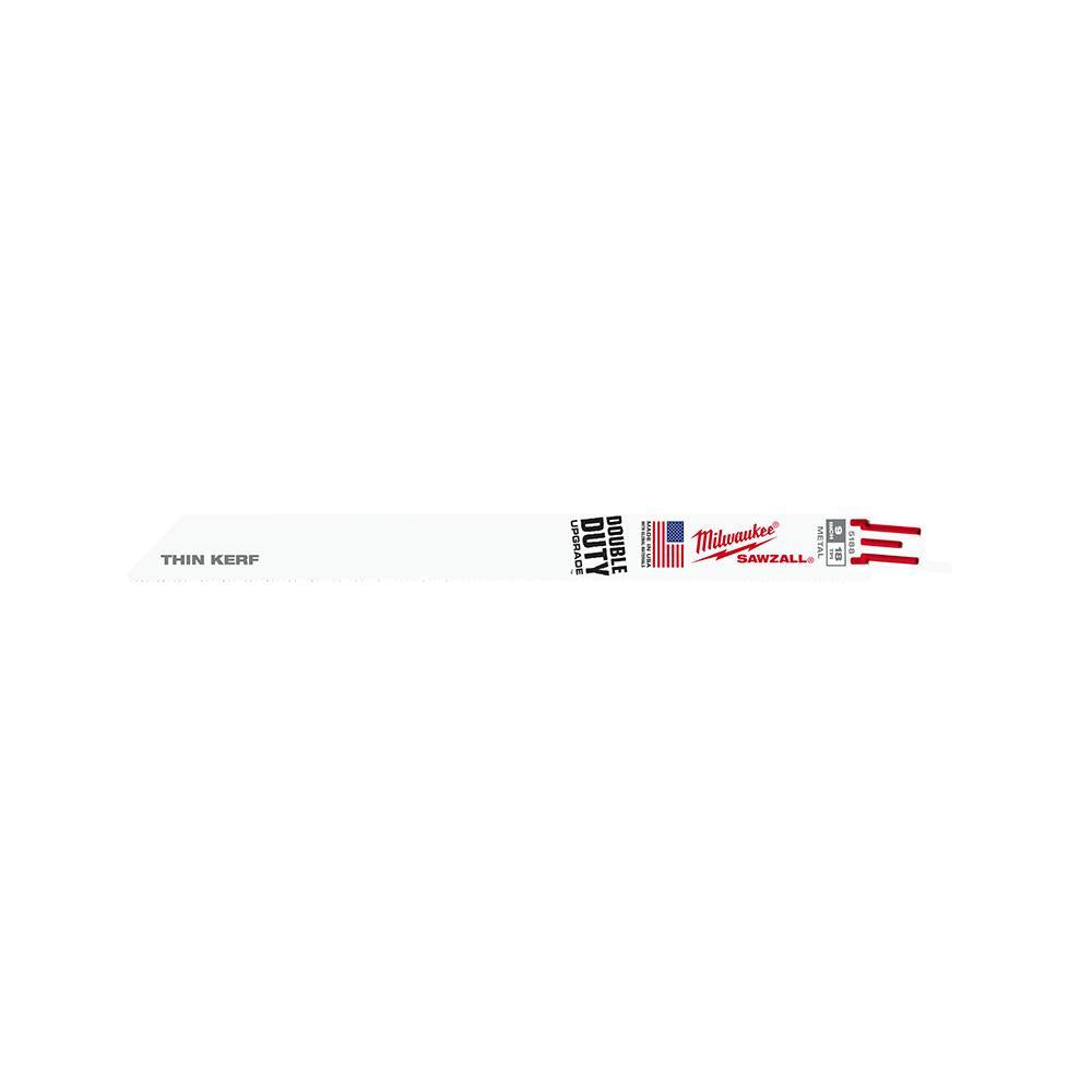 Sawzall Thin Kerf Profile Reciprocating Saw Blade - 18 TPI
