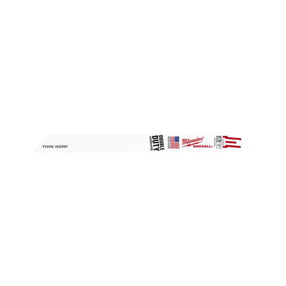 Sawzall Thin Kerf Profile Reciprocating Saw Blade - 18 TPI