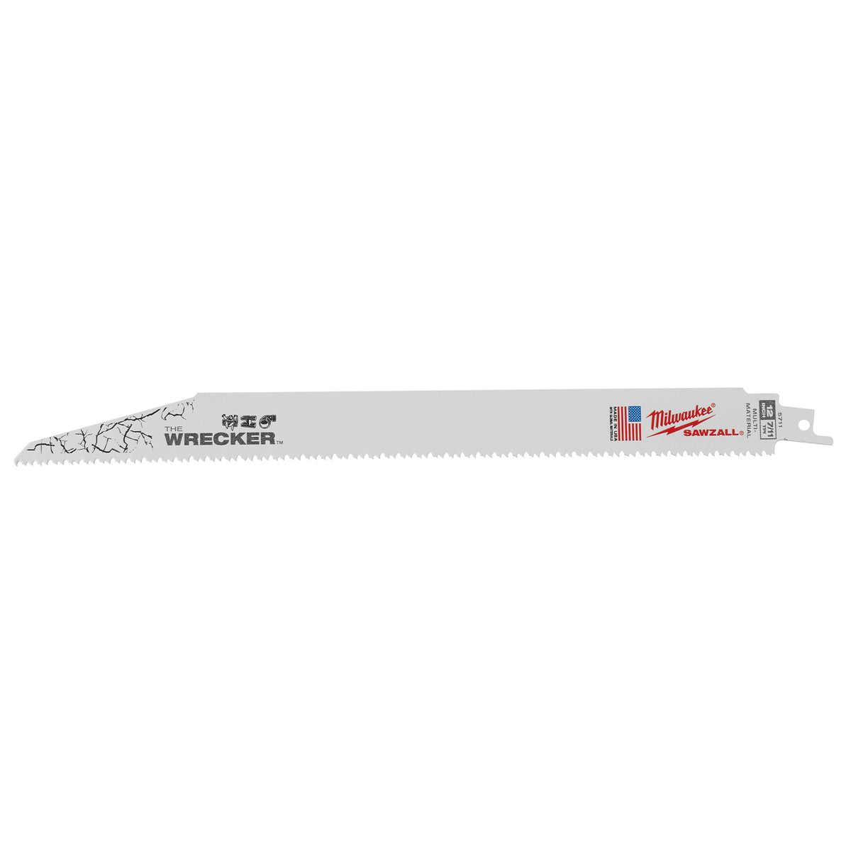 Straight Back Reciprocating Saw Blade - 8 TPI - Bi-Metal