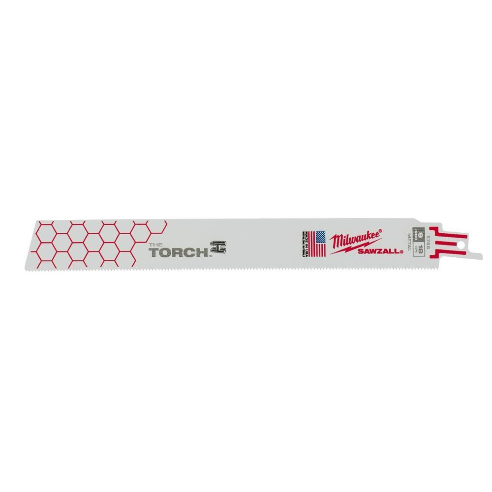 Double Duty Straight Back Reciprocating Saw Blade - White