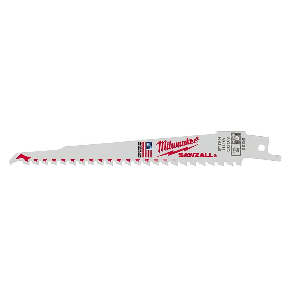 Sawzall - Performance Tapered Back Reciprocating Saw Blade