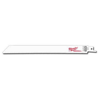 Straight Back Thin Kerf Reciprocating Saw Blade - 12"