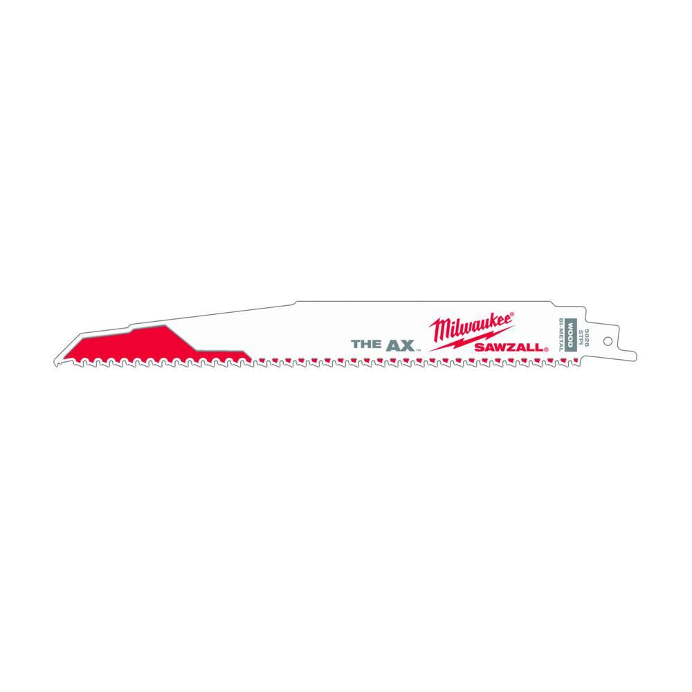 Tapered Back Reciprocating Saw Blade - 5 TPI