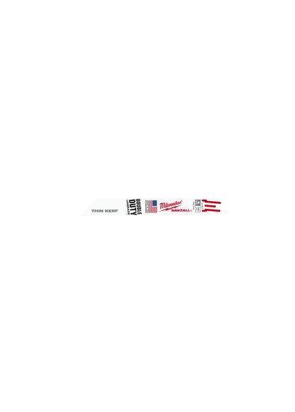 Double Duty Thin Kerf Reciprocating Saw Blade - 6"