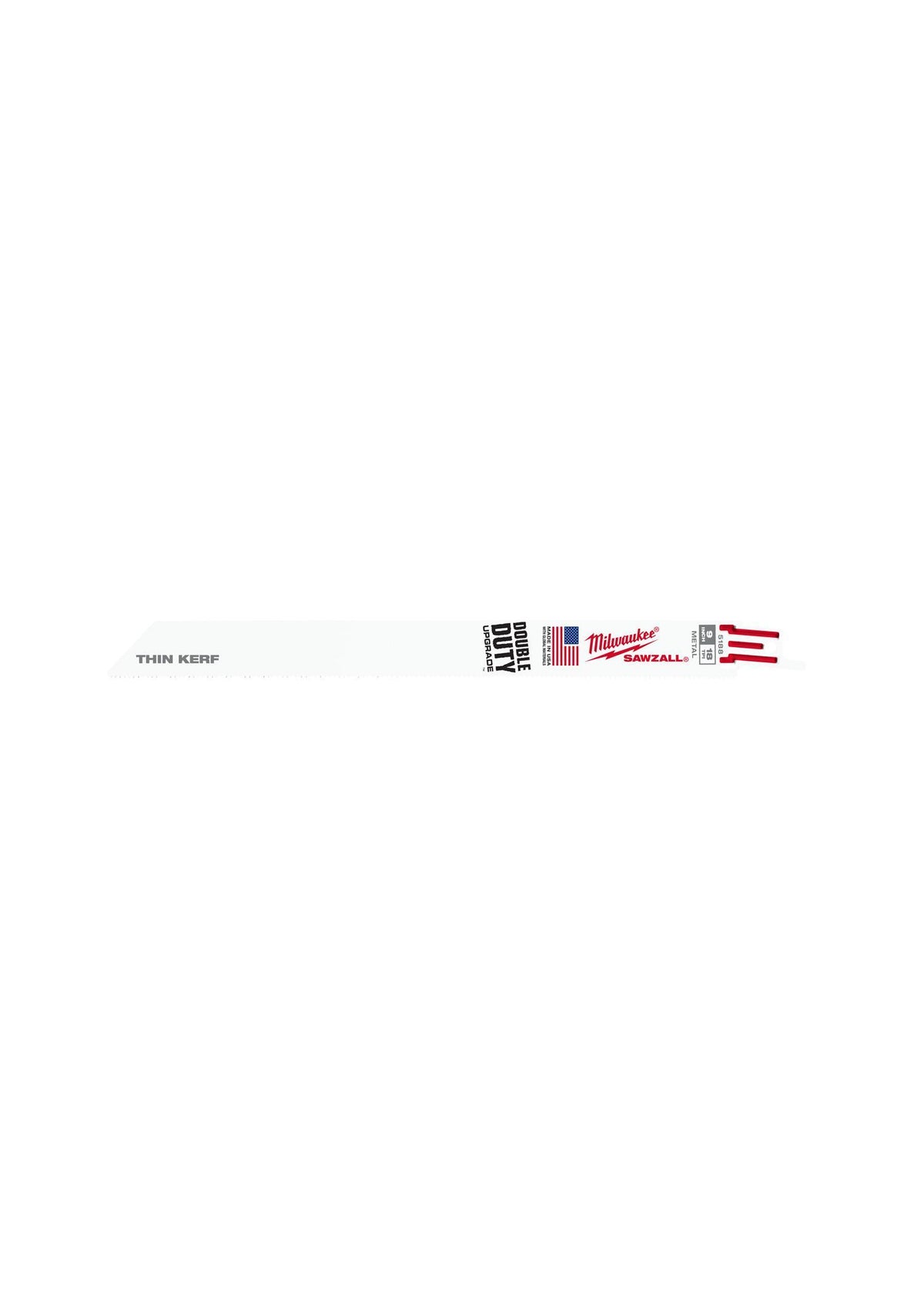 Double Duty Thin Kerf Reciprocating Saw Blade - 18 TPI