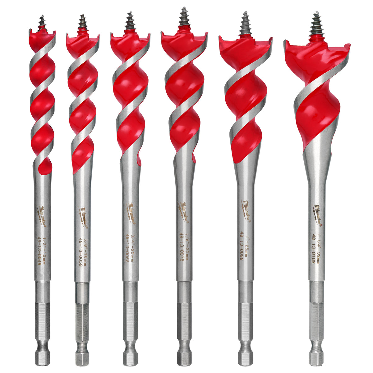Wood Drill Bit Set - 6 Pieces