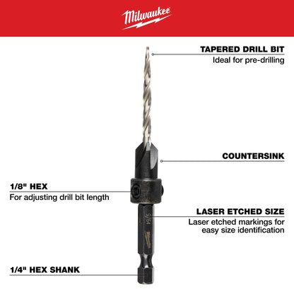 Countersink Bit with 11/64" Bit - HSS