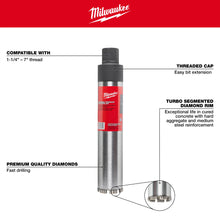 Wet Core Drill Bit - 9" Drill