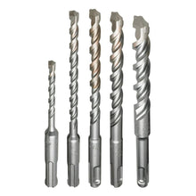 Rotary Hammer Drill Bit Set - 5 Pieces - Carbide