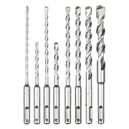 8 Pc SDS Plus M/2 2-Cutter Drill Bit Kit - 48-20-7673