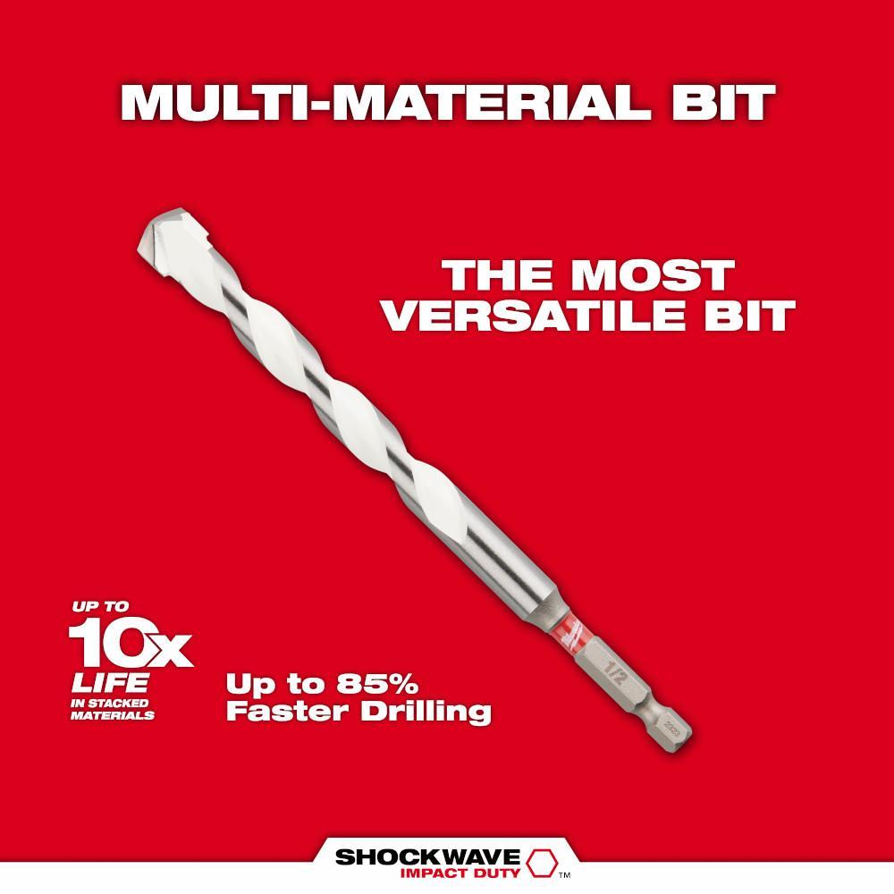 Shockwave - Multi-Material Drill Bits - Carbide Tipped