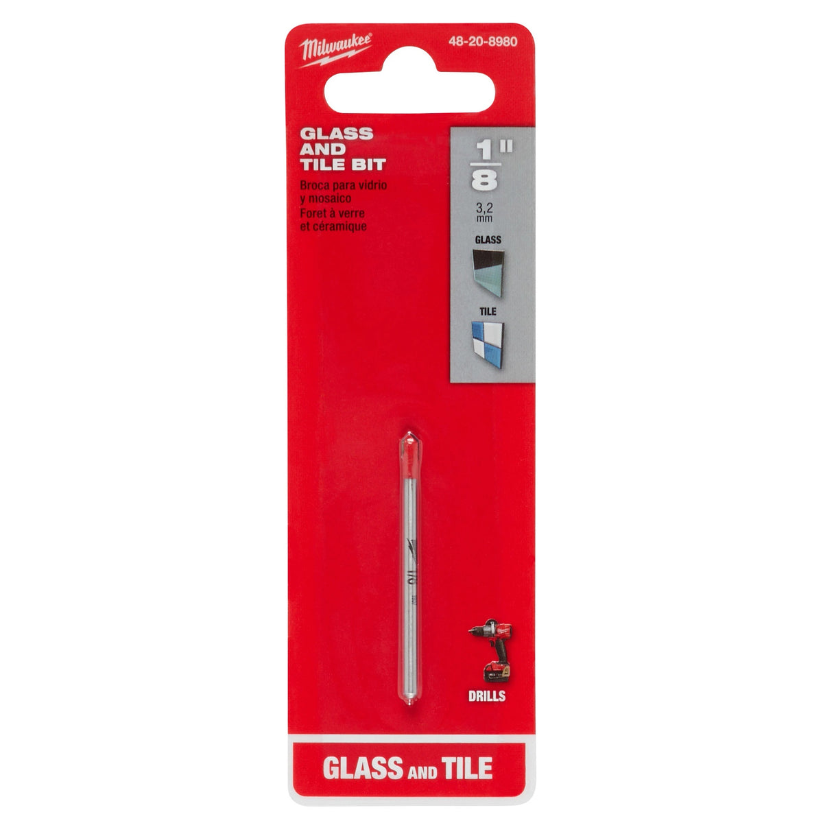 Single Ended Drill Bit - 1/8"