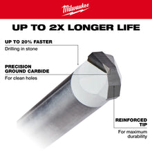 Specialty Single Ended Drill Bit Set - 4 Pieces - Carbide