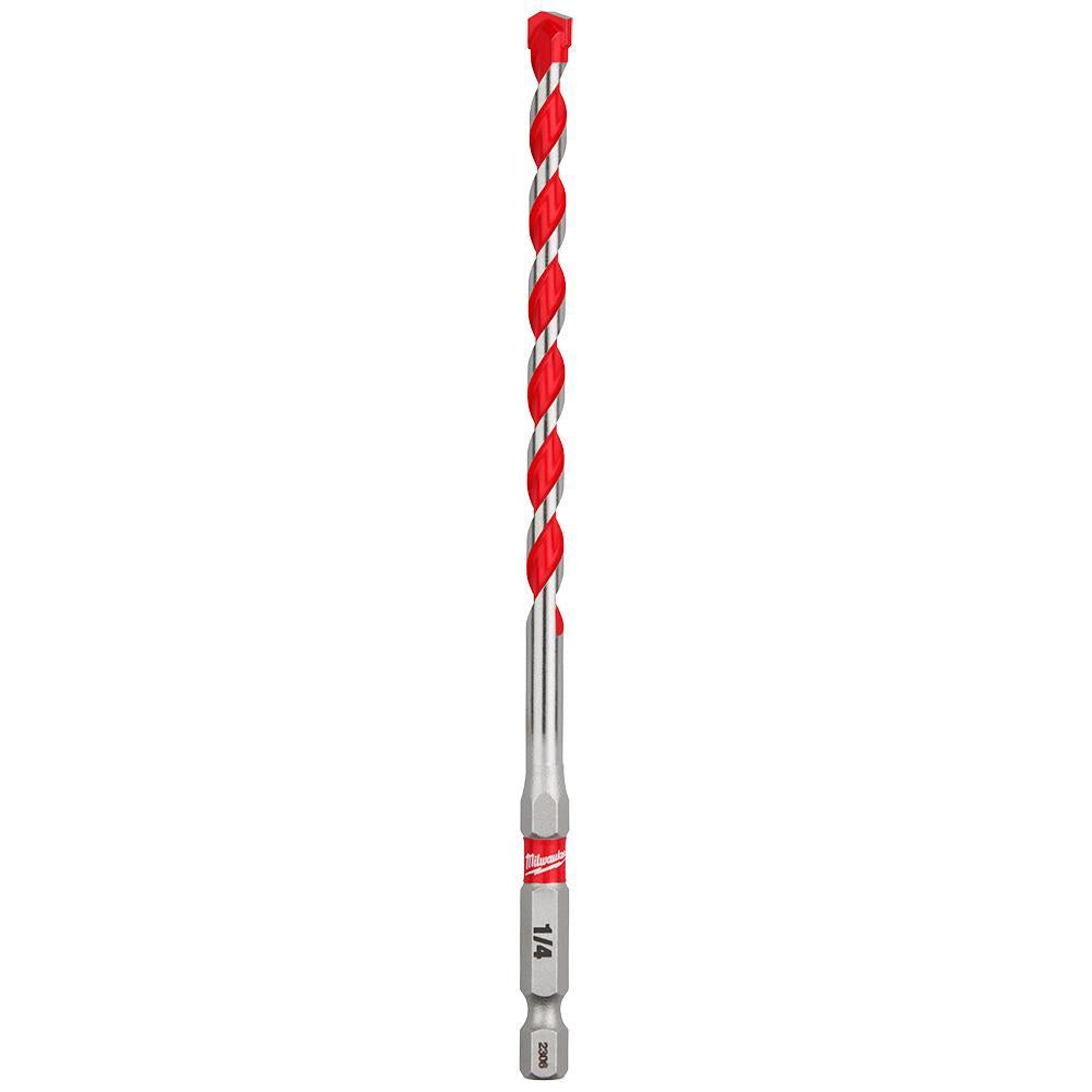 Shockwave - Single Ended Hammer Drill Bit - 1/4" Drill Bit