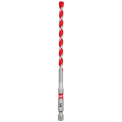 Shockwave - Single Ended Hammer Drill Bit - 1/4" Drill Bit
