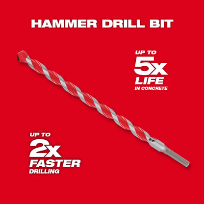 Shockwave - Single Ended Hammer Drill Bit - 3/4" Drill Bit