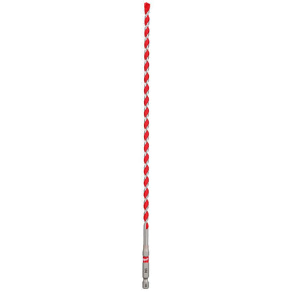 Shockwave - Ended Hammer Drill Bit - 1/4" 3-Flat Shank