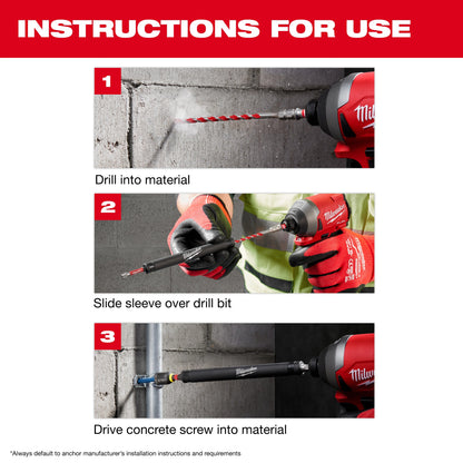 Shockwave - Multi-Material Drill Bits - 4" D Cutting