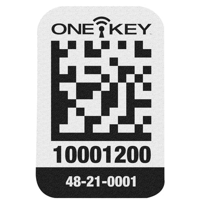 One-Key Self-Adhesive Small Asset ID Tag - 48-21-0001