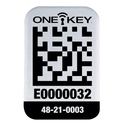 One-Key Self-Adhesive Small Asset ID Tag - 48-21-0003