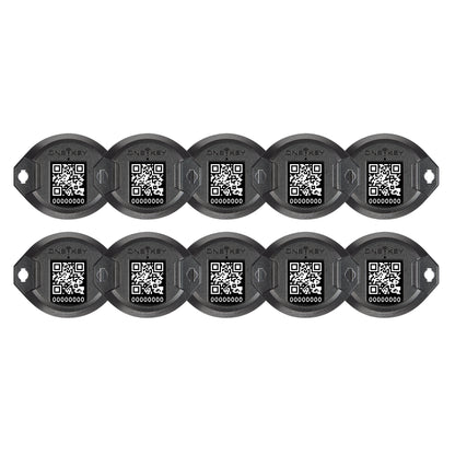 Bluetooth Tracking Tag - Black - 300 ft Bluetooth Range