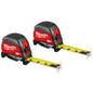 Milwaukee® 48-22-1025MG Magnetic Measuring Tape, 25 ft L 1 in W Blade, Steel Blade