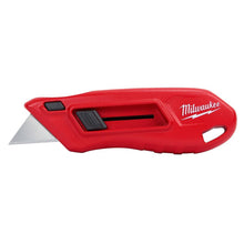 Milwaukee® 48-22-1511 Compact Side Retractable Slide Utility Knife, Bi-Metal Straight Edge Blade, 2.4 in L Blade, Lock Opening