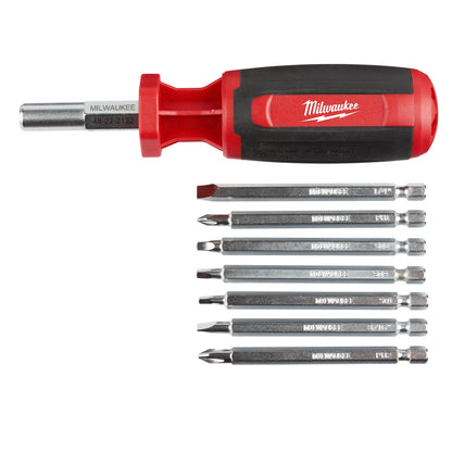 General Purpose Multi-Bit Screwdriver - Steel - 9 Pieces