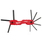 Folding Hex Key Set - 9 Pieces - Steel/Aluminum