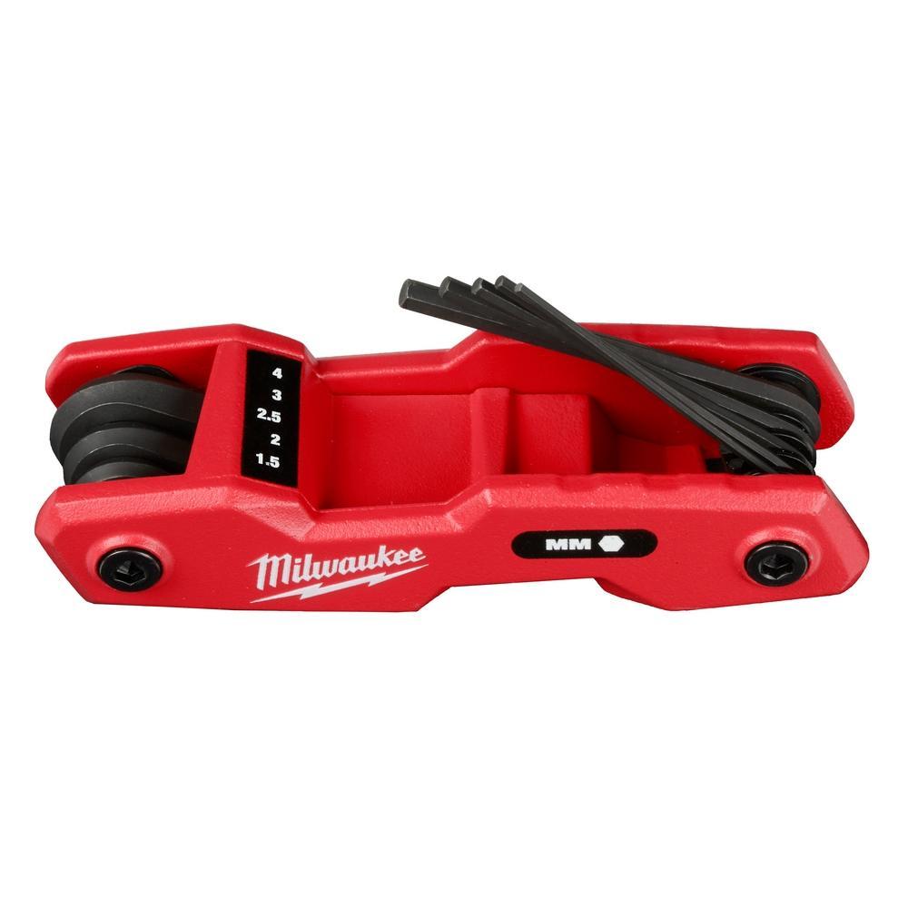 Folding Hex Key Set - 8 Pieces