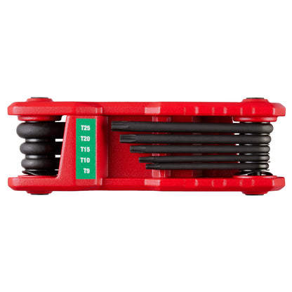 Folding Hex Key Set - 8 Pieces - Steel/Aluminum