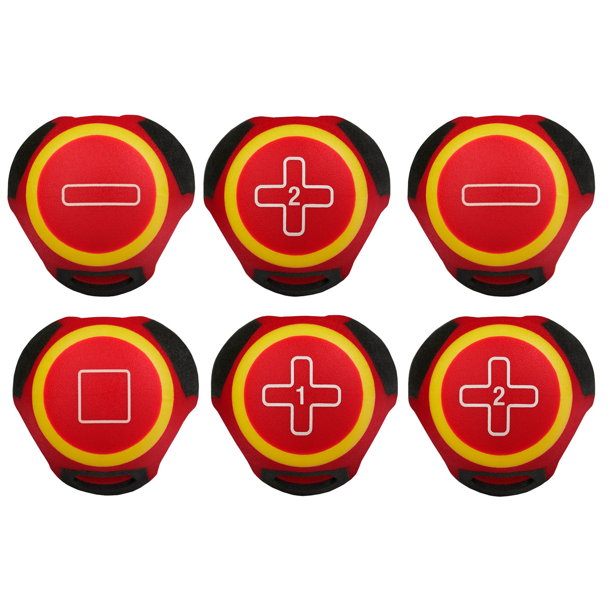 Screwdriver Set - 6 Pieces - Black/Red/Yellow