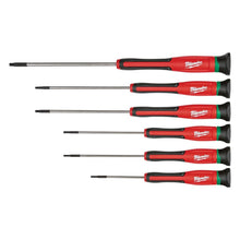 Milwaukee® 48-22-2610 Screwdriver Set, 6 Pieces, Rubber/Steel, Polished Chrome