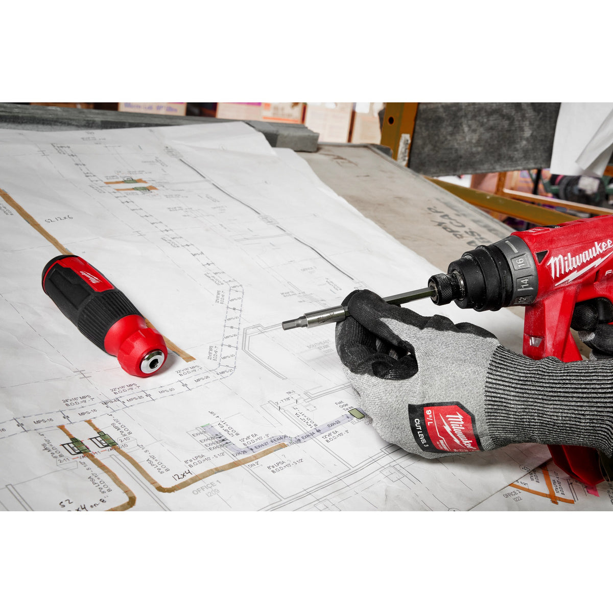 48-22 14-in-1 Screwdriver - Ergonomic Grip Handle