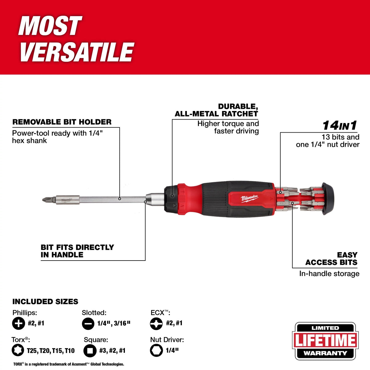 48-22 14-in-1 Screwdriver - 48-22-2903