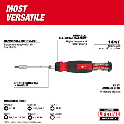 48-22 14-in-1 Screwdriver - 48-22-2903