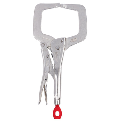 Regular Jaw Locking C-Clamp - Polished Chrome - 11" Jaw