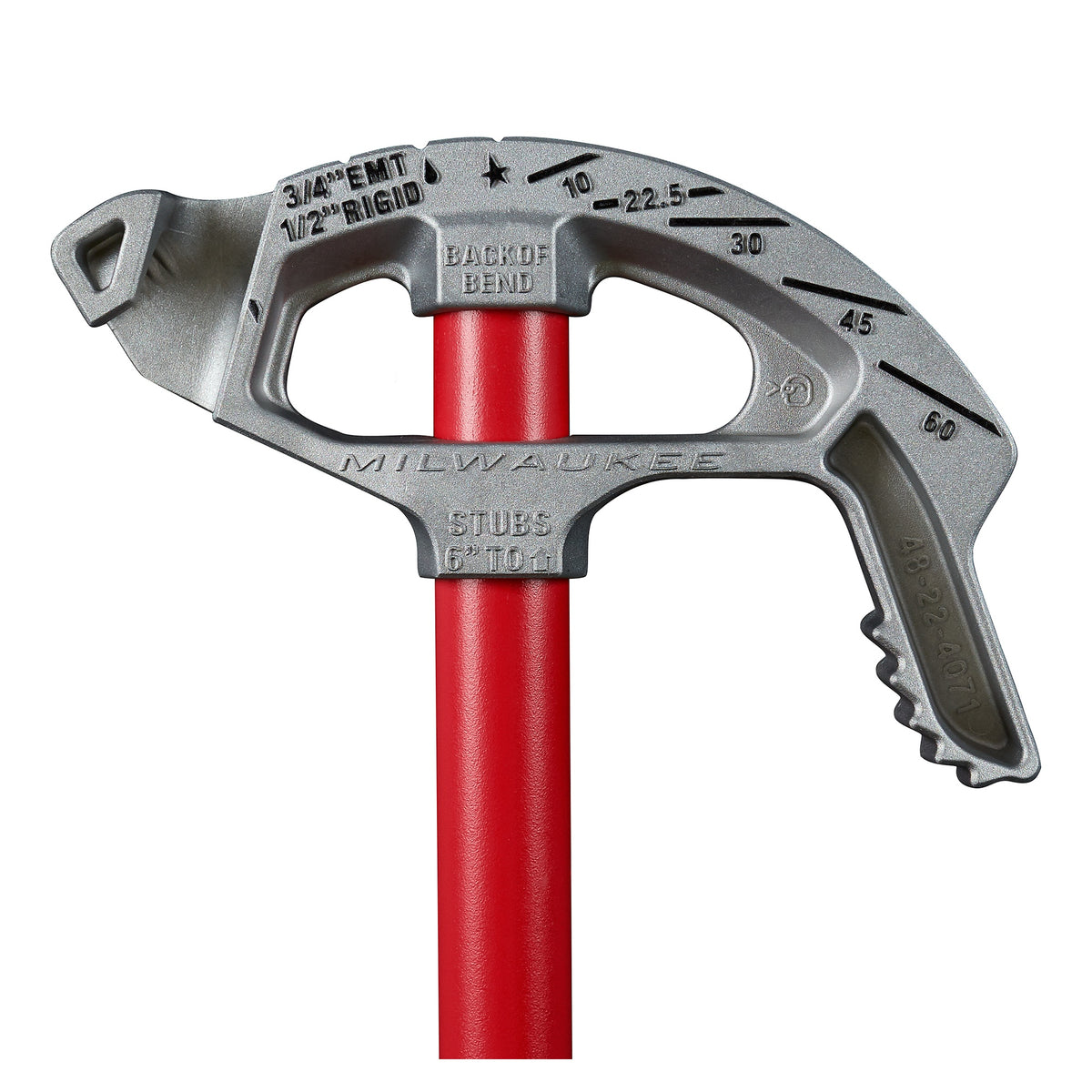 Conduit Bender - 30/45/60/90° Bend - Gray/Red