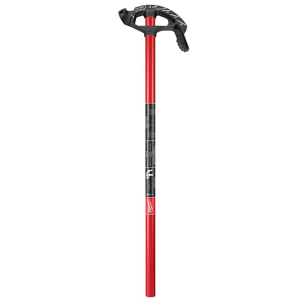 Milwaukee® 48-22-4081 Conduit Bender, 30/45/60/90 deg Bend, For Pipe Dia 3/4 in EMT, 1/2 in Rigid, 1/2 in IMC
