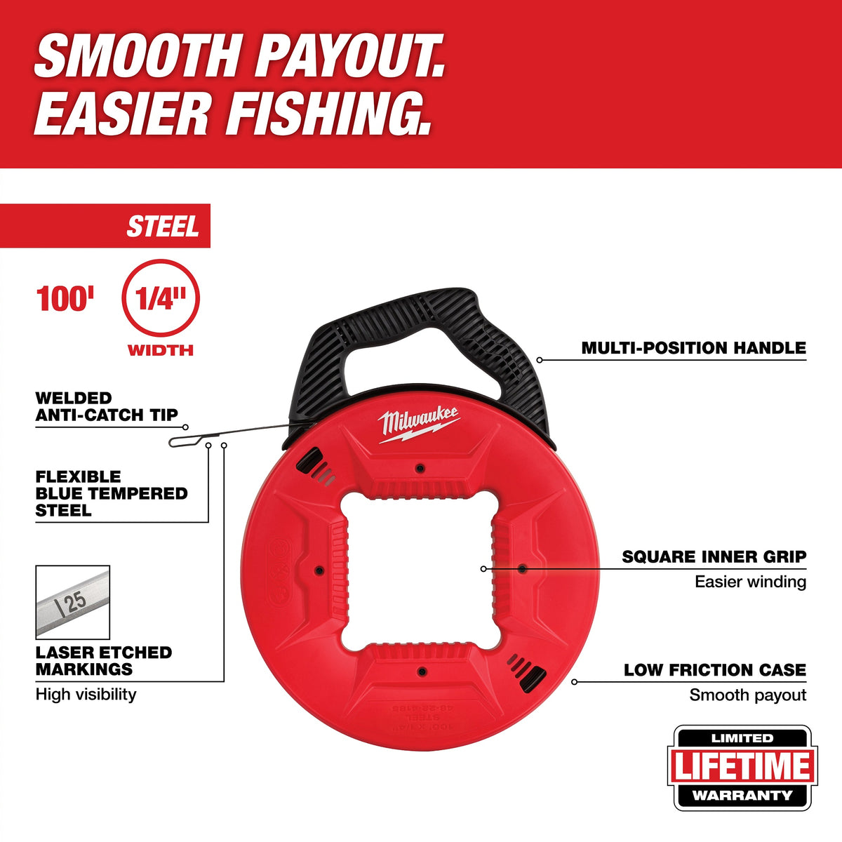 Fish Tape - 1/4" Tape