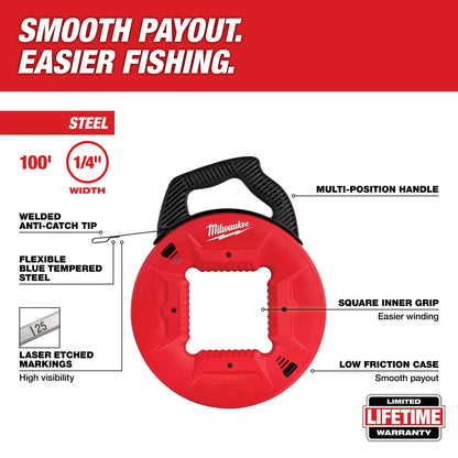 Fish Tape - 1/4" Tape