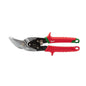 Milwaukee® 48-22-4522 Aviation Snip, 18 ga Cold Rolled Steel/22 ga Stainless Steel Cutting, 5 in L of Cut, Right Cutting Offset Snip, Steel Blade