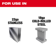 Milwaukee® 48-22-4553 Snip Set, 2 Pieces, 9.875 in OAL, Forged Steel