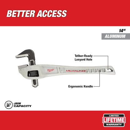 Straight Offset Pipe Wrench - 2" Pipe