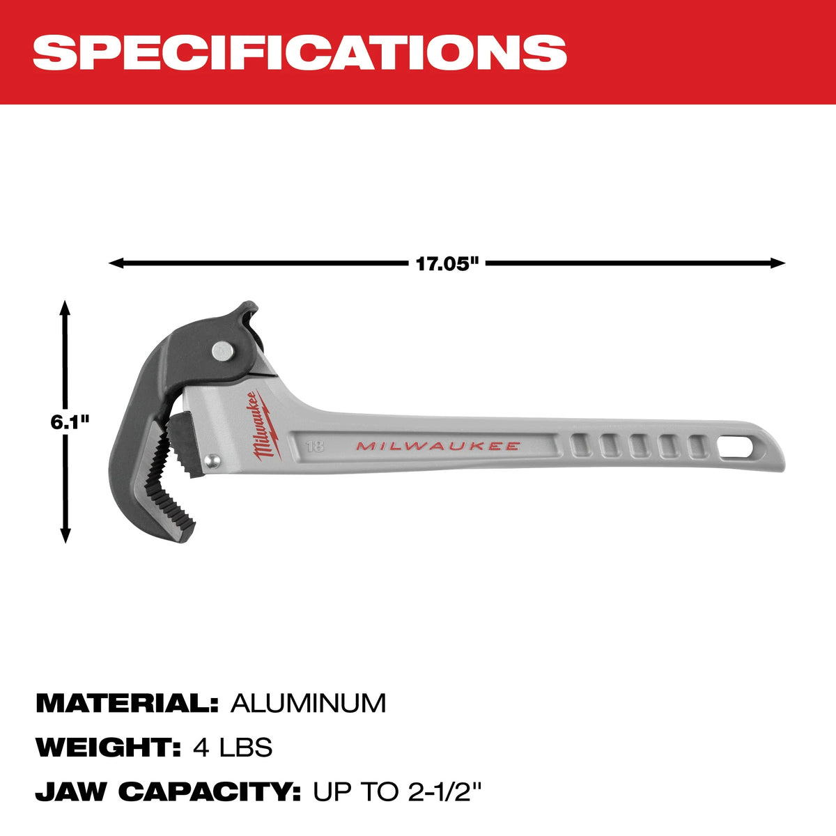 Pipe Wrench - 18" Pipe