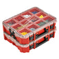 Milwaukee® 48-22-8030 Stackable Jobsite Organizer, 35 Pockets, Black/Red