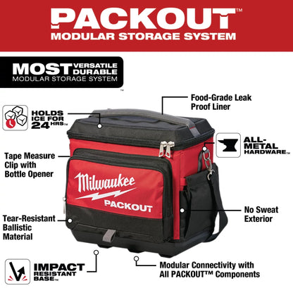 Cooler - Nylon - Black/Red
