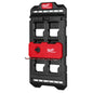 Milwaukee® 48-22-8329 PACKOUT 7-Hook Rack, 3.5 in H x 9.5 in W x 3 in L, 20 lb Capacity, Polymer/Steel, Red
