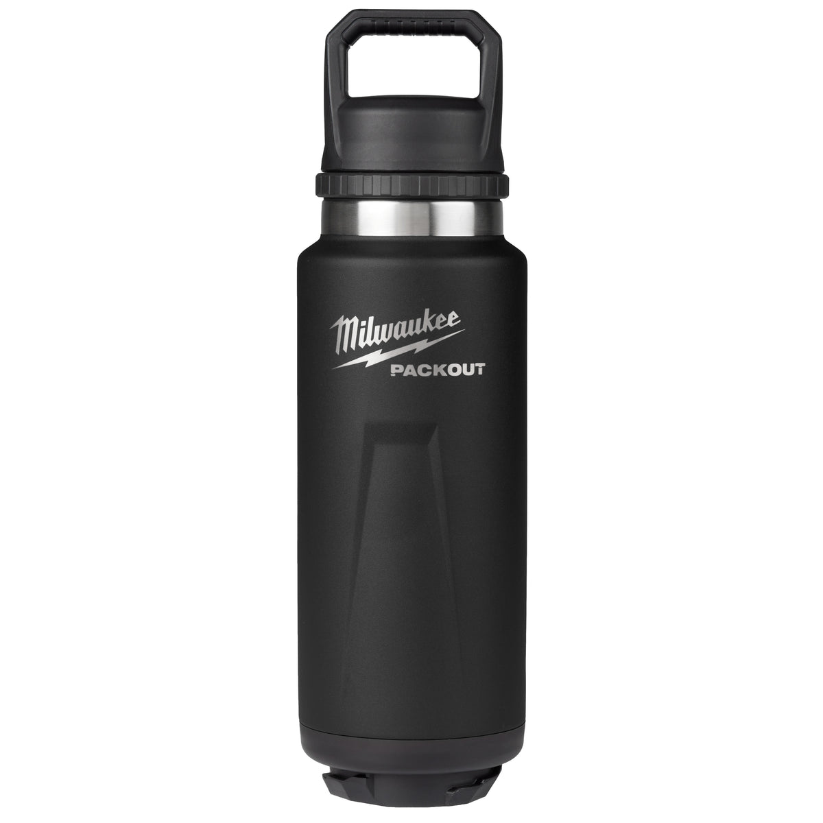 Insulated Bottle with Chug Lid - Black - 36 oz Capacity